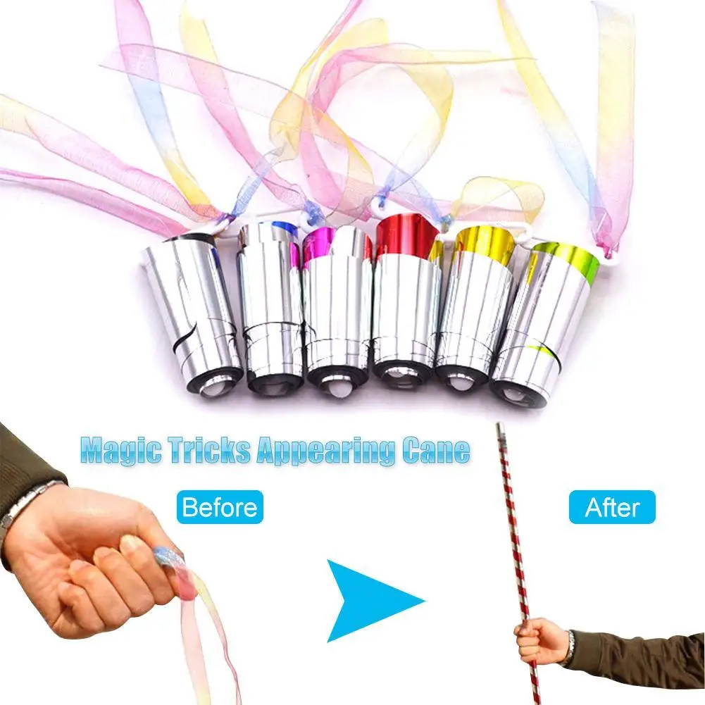 

Appearing Cane Close Up Gimmick Illusion Magic Stick Tricks Magician Accessories