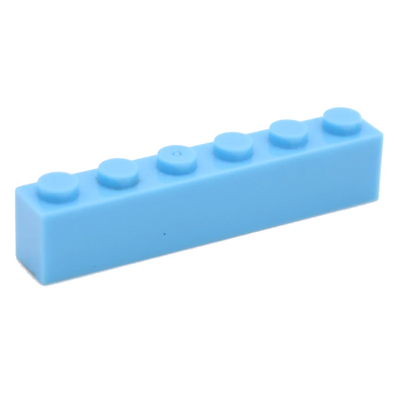 Moc креативный развивающий кирпич 1x6 (3h) 3009 DIY просвещение Классические базовые