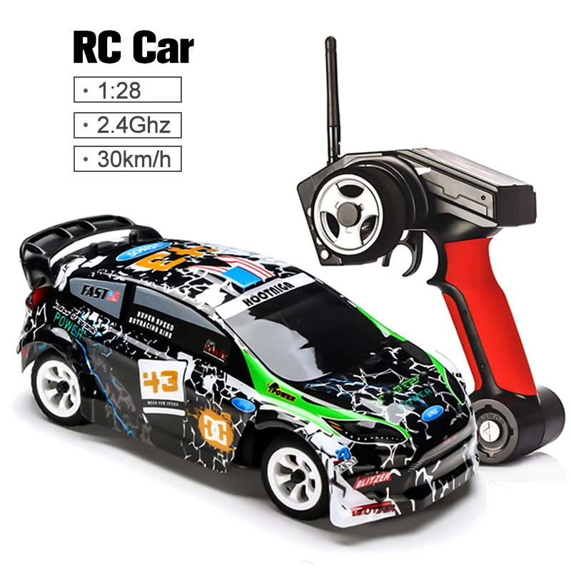 

WLtoys K989 Remote Control Four-Wheel Drive Car Charger Electric Toys Mini Race Car 1:28-Ratio High-Speed Off-Road Vehicle