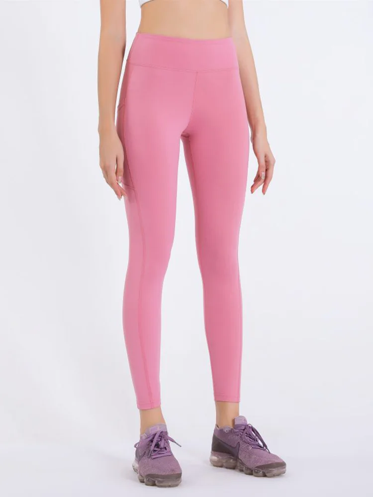 

Fashion Women Solid Sport Fitness Leggings Women Workout Pocket High Waist Leggings Running Athletic Pants Training Jeggings