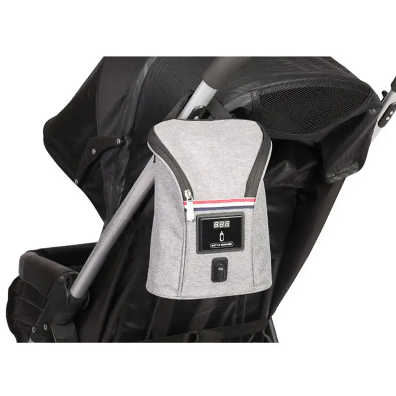 

Car-mounted Double Bottle Warmer Infant Liquid Heat Insulated Thermostat Sleeve