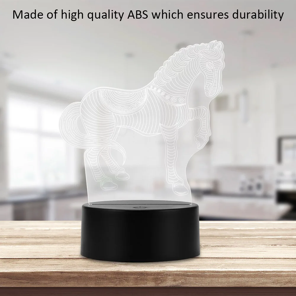 

Cartoon LED Mini Lamp Portable ABS Remote Control Touch Sensor Switch Multicolor LED Light Night Lamp Base Kid Toys