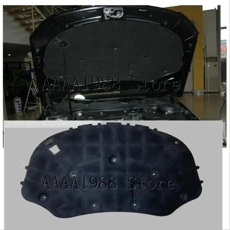 

For Volkswagen Passat B6 2005-2010 Car Heat Sound Insulation Cotton Front Hood Engine Firewall Mat Cover Noise Deadener