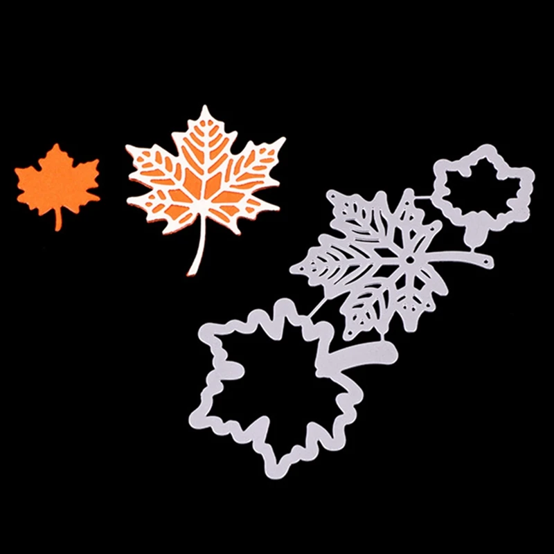 

Maple Leaf Metal Cutting Dies Stencils Dies for DIY Scrapbooking Album Paper Cards Making Embossing Dies
