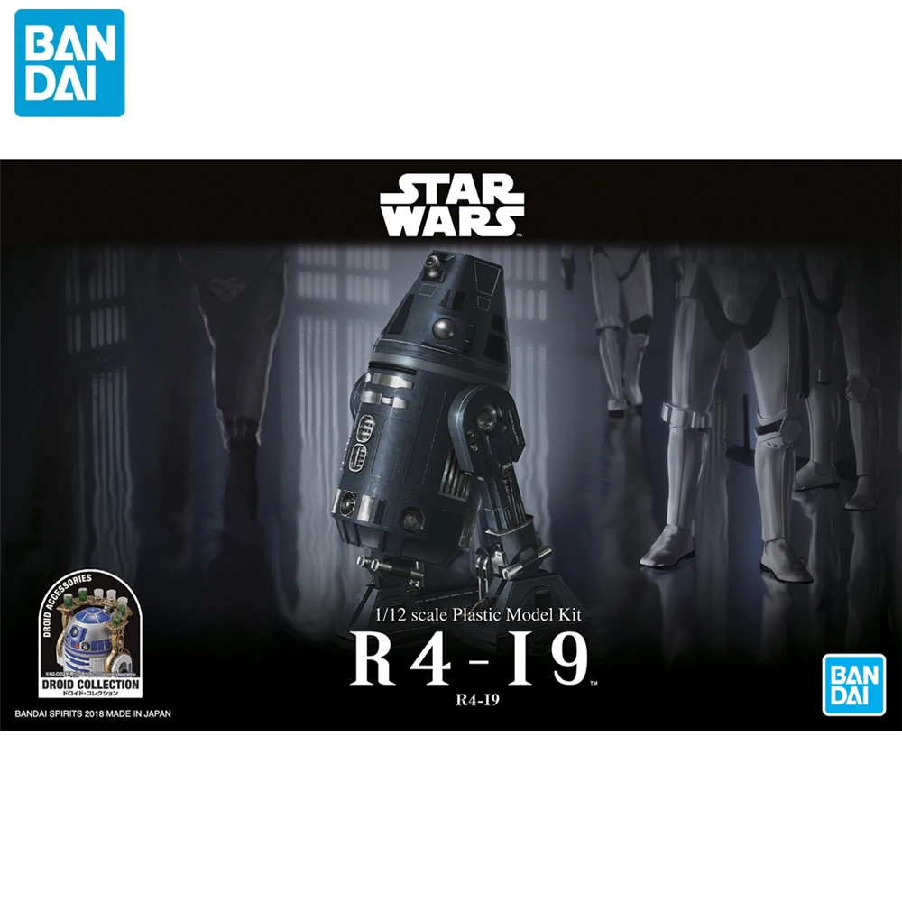 

Bandai Star Wars R4-I9 Anime Figure 1:12 Robot Assembly Toys Collectable Model Christmas Gift
