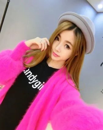 

cashmere New mink pure women cardigans sweater wholesale retail big size Free shipping S1902