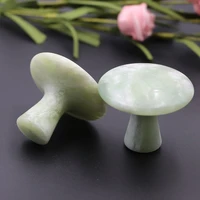 facial massage mushroom relaxing guasha jade stone massager roller body eye face neck thin lift relax slimming tools