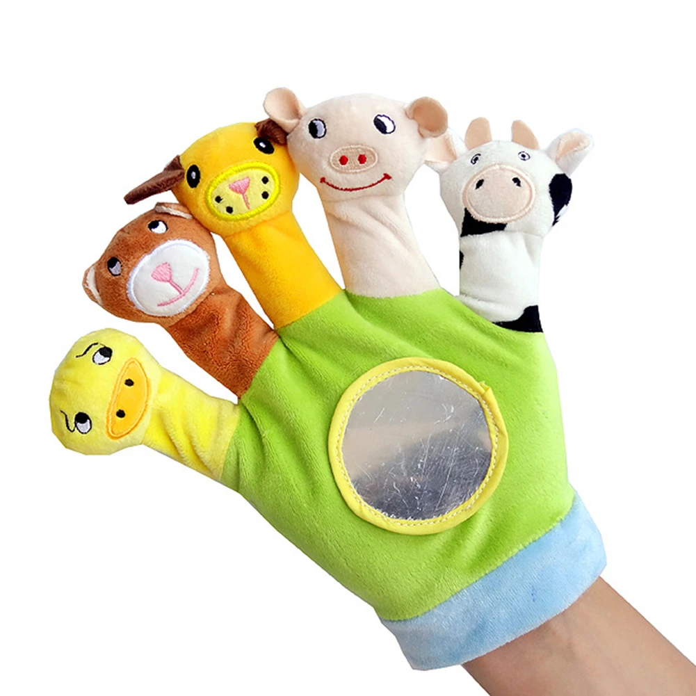 

Cute Cartoon Gloves Animal Plush Finger Toy Children Educational Hand Puppet