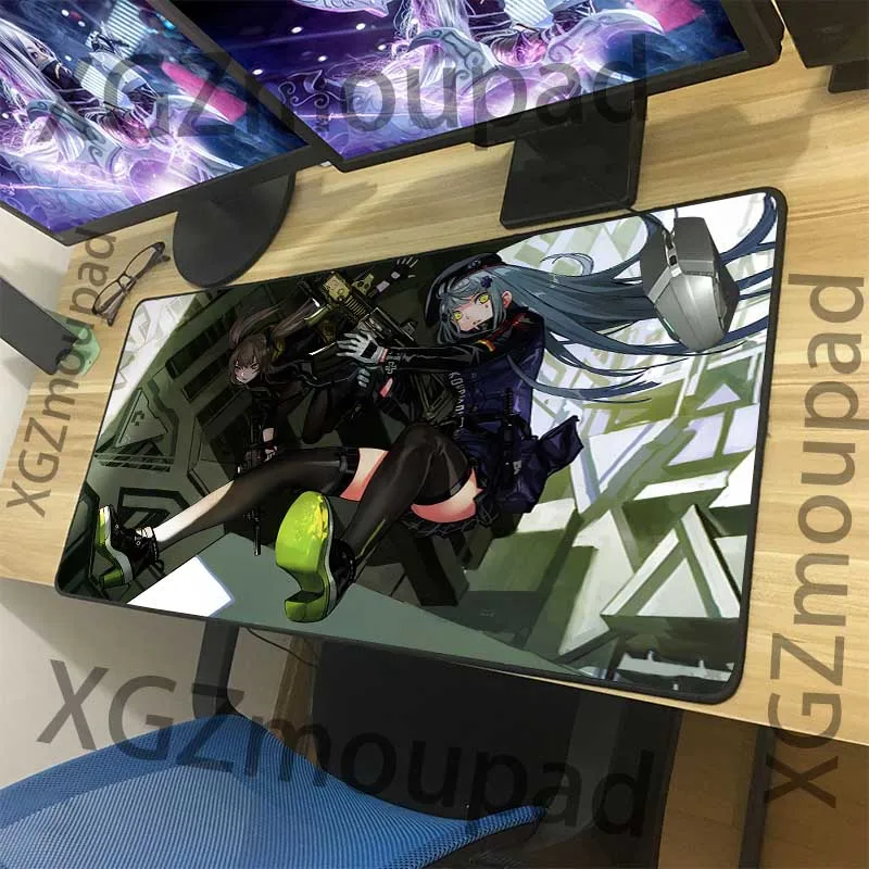 Большой игровой коврик для мыши XGZ девочек резиновый нескользящий клавиатуры и