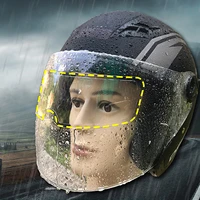 motorcycle helmet optional clear rainproof film anti rain clear anti fog patch screen helmets visor fog resistant accessories