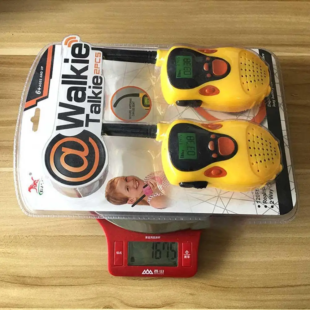 2 pcsset children toys 22 channel walkie talkies toy two way radio uhf long range handheld transceiver kids gift free global shipping