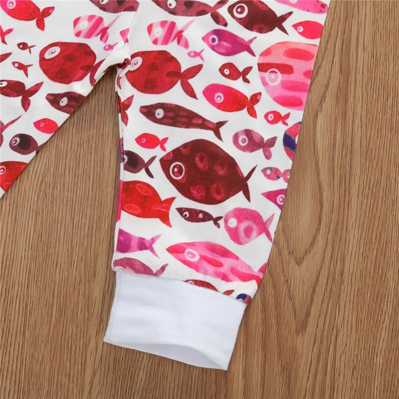 

Newborn Toddler Baby Boys Cotton Clothes Baby Girls Summer Cartoon Short Sleeve Romper Tops+Animal Print Pants+Hats 3Pcs Sets