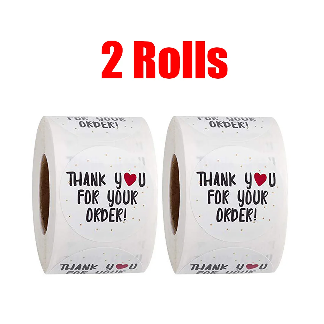 2 рулона этикетки для печати подарочная упаковка спасибо декоративные наклейки