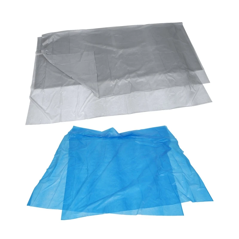 2 шт PEVA одноразовые скатерти вечерние столовая посуда темно-синий и