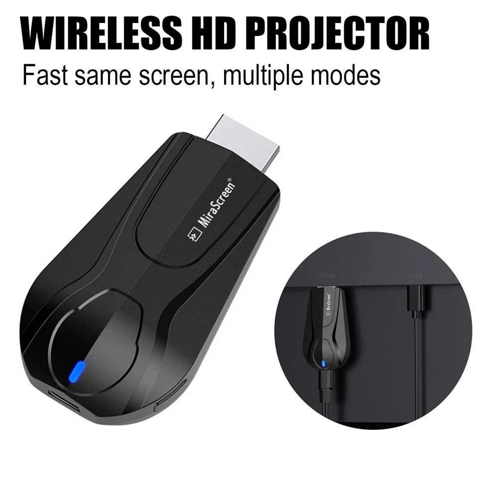

K11 Wireless Display Dongle Receiver 1080P HD Wireless TV Stick 2.4G/5G WiFi Dongle Mirror Screen