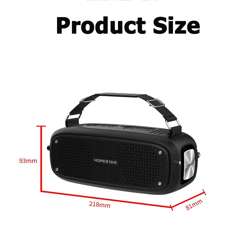 Bluetooth-колонки с сабвуфером портативная уличная Водонепроницаемая музыкальная