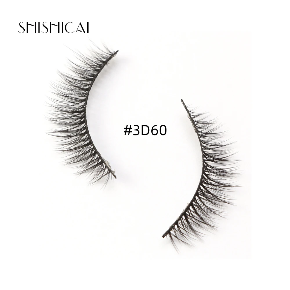 3 пары Объемные Накладные ресницы из норкового волоса длинные грязный макияж