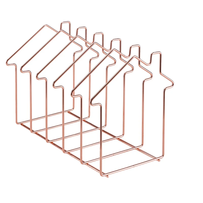 Кейсы для хранения журналов папка с перегородками Металл 5 слот стол органайзер