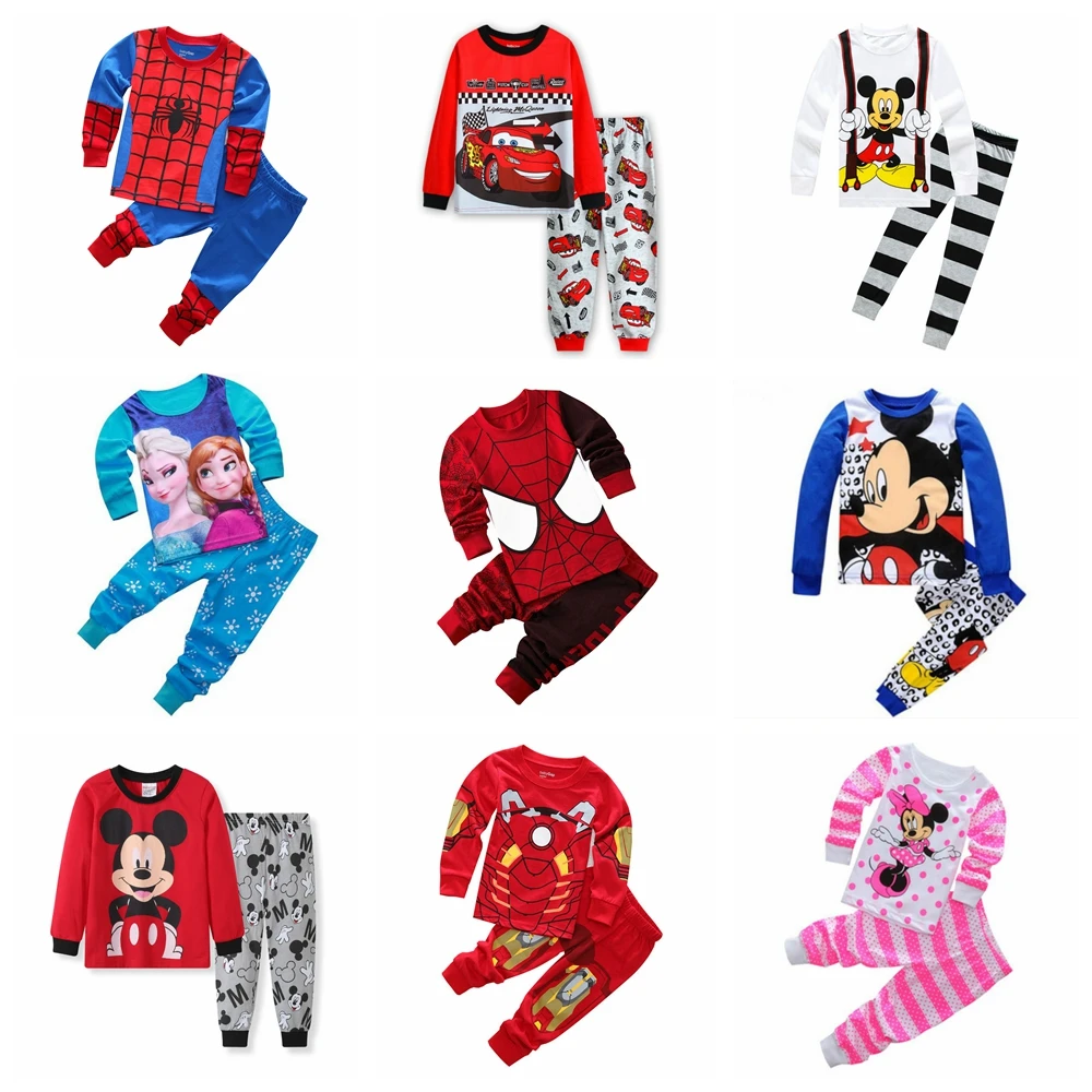 

2 шт., Детская Пижама с длинным рукавом