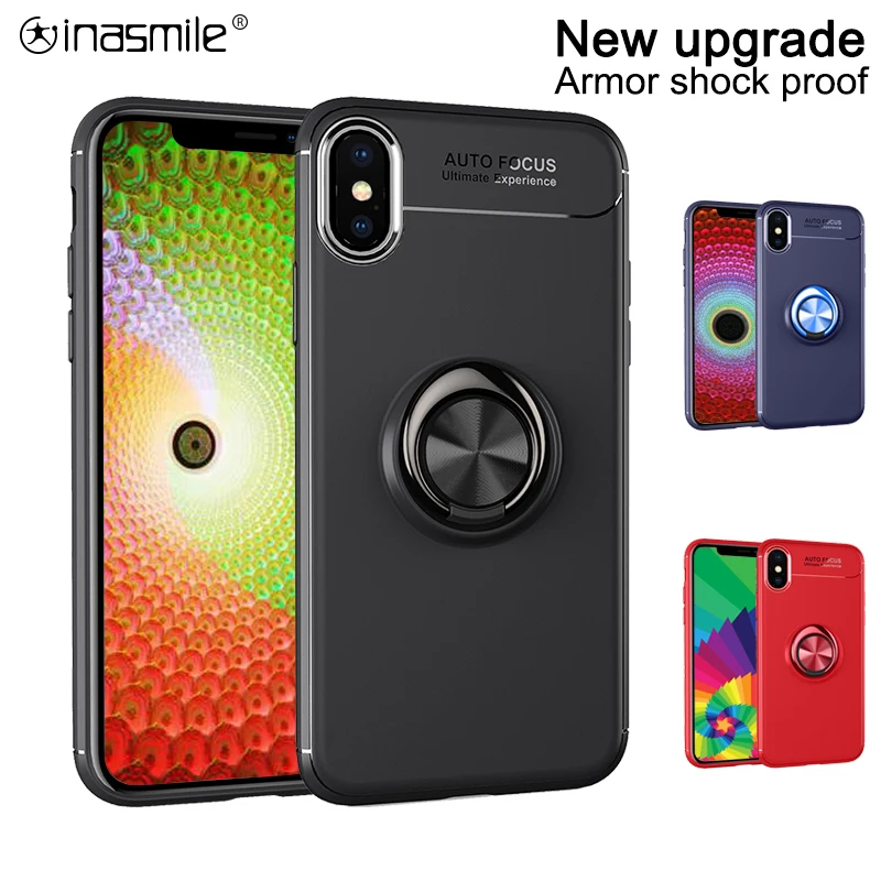 Великолепный чехол подставка с кольцом для iPhone 11 6 6S 7 8 Plus SE 2020 12 телефона Pro Max XR XS X