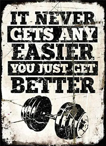 

Tin Sign You Just Get Better Pub Poster Retro Street Garage Family Wall Decoration Metal Tin Sign 8x12inch