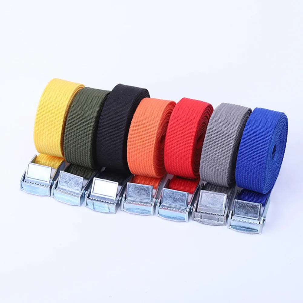 

1M Lashing Strap W/ Buckle Nylon Quick Release Fr Cargo Tie Down Luggage Bag Fastening Tool Cargo Lashing Strap