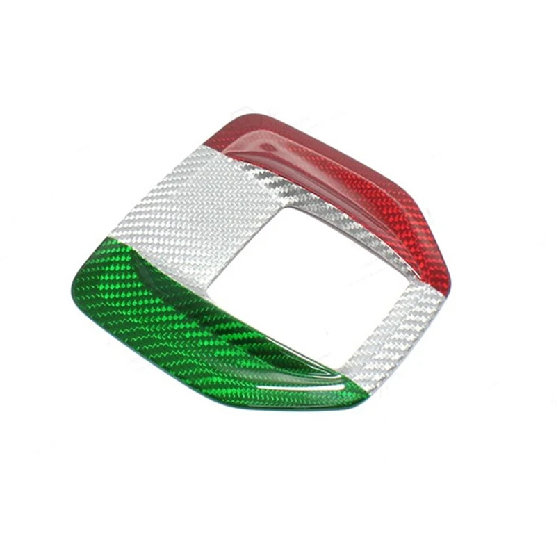 

Carbon fiber gear lever panel modified decorative cover For Alfa Romeo Giulia Stelvio Car Interior Accessories