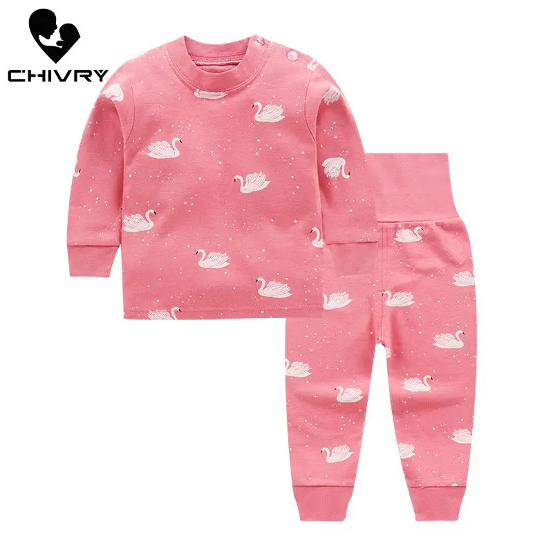 Новинка 2020 Детские пижамные комплекты для мальчиков и девочек Милая футболка с