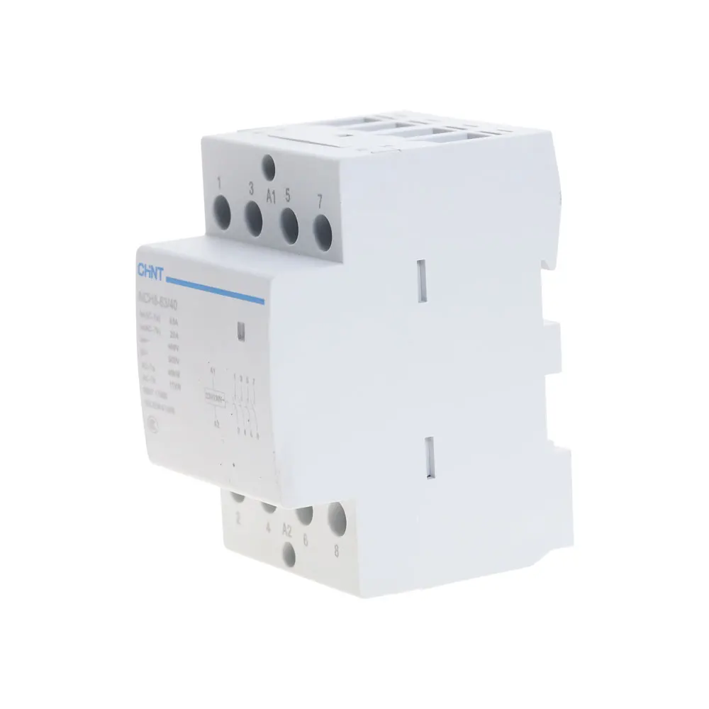 Шнт NCH8 63/40 4 полюсный 63A 4NO DIN rail контактор бытовые Модульные контакторы модульный