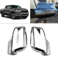 chrome car rearview mirror side cover molding trim for dodge ram 1500 2019 2020 2021 2pcs