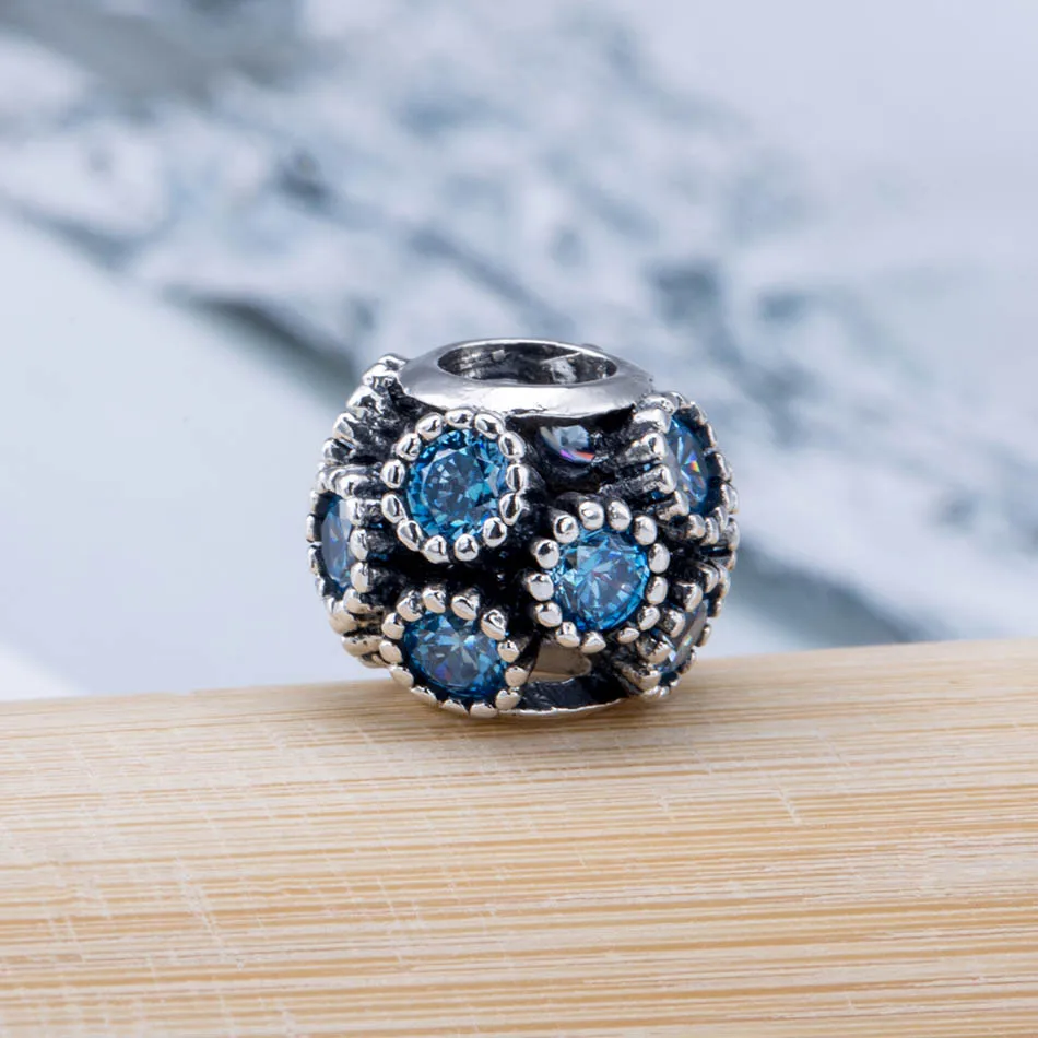 Аутентичные S925 бисера fit Pandora браслет с украшением в виде кристаллов магические