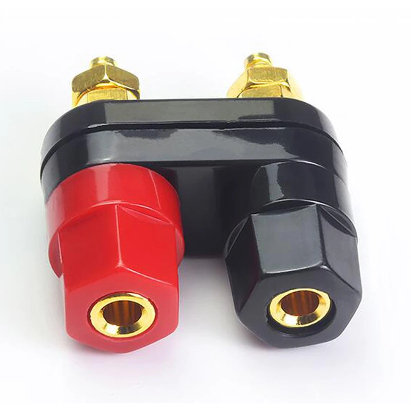 Высокое качество связывания пост красный черный разъем банан вилки пара