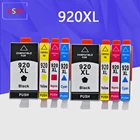 8 шт., картриджи для принтера HP 920XL hp 920 920xl HP 920 Officejet 6000 6500 6500A 7000 7500 7500A