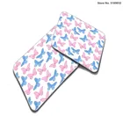 Коврик с изображением летающих бабочек, цветной коврик для ванной комнаты, коврик с животными, 3D принт, нескользящий фланелевый коврик для кухни