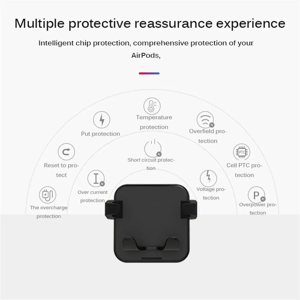 Новинка 2019 Беспроводная подставка для зарядного устройства airpod беспроводной