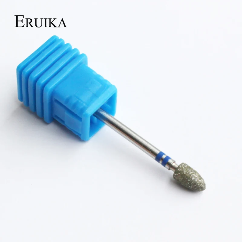 ERUIKA 1 шт. алмазное сверло для ногтей Электрический Маникюрный станок аксессуары пилочка для ногтей инструменты для дизайна ногтей фреза