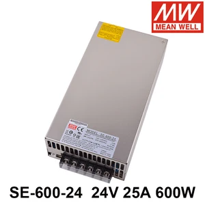 Mean Well SE-600-24 110/220V AC TO DC 24V 25A 600W Single Output Switching Power Supply Meanwell Driver