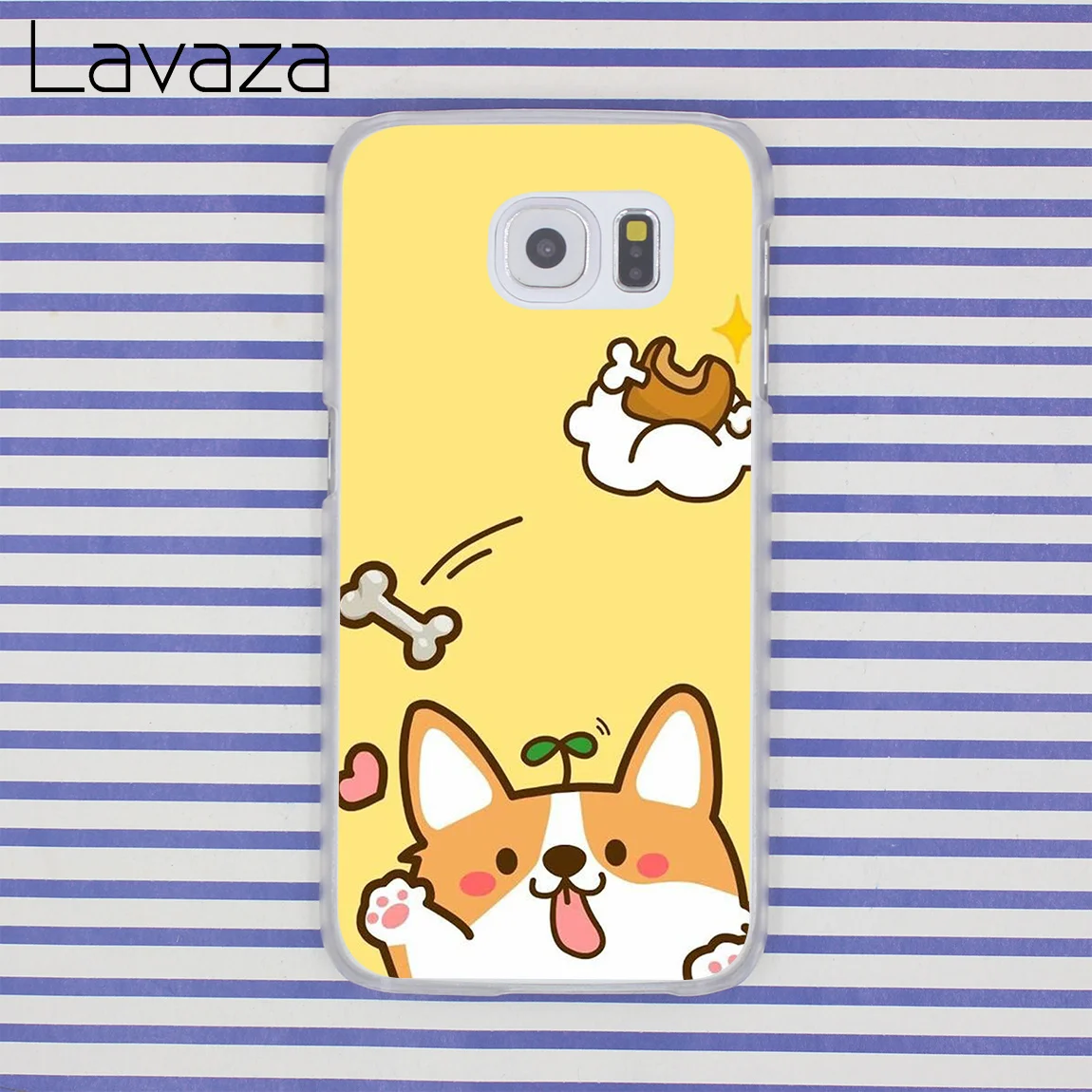 Lavaza Cartoon Welsh Corgi Hard shell Phone Case for Samsung Galaxy A3 A5 2015/2016/2017 and A6 A7 A8 A9 A6plus 2018 |