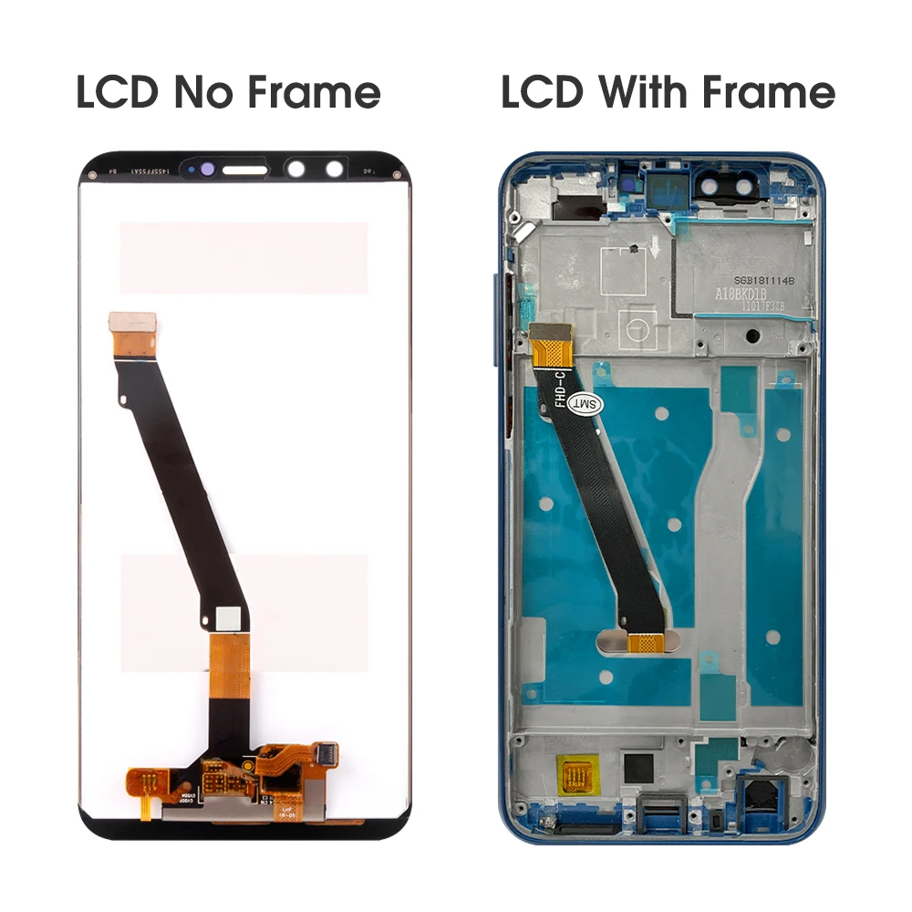 Оригинальный экран 5 65 дюйма для Huawei Honor 9 Lite ЖК дисплей сенсорный с рамкой