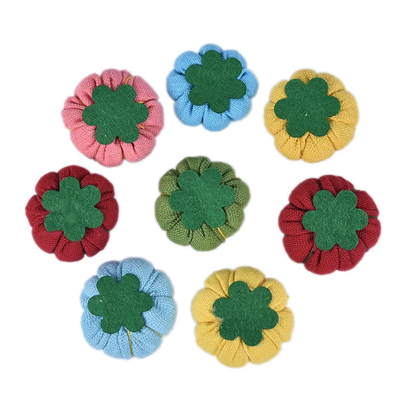 

1Pc Ball Shaped DIY Craft Needle Pin Cushion Holder With Wood Bottom Sewing Pin Cushion Home Sewing Tools Accessory