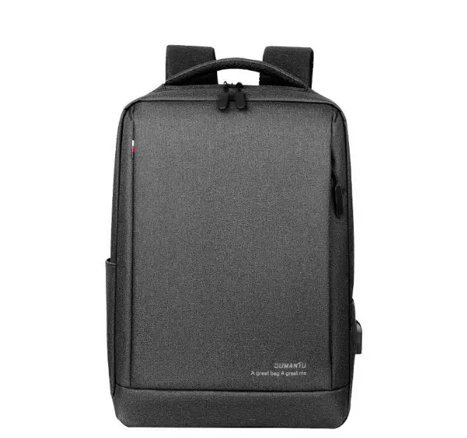 USB сумка для ноутбука Macbook Air Pro 13 14 15 15,6 17,5 чехол с рукавом женские и мужские рюкзаки школьный ПК ноутбук компьютерные сумки для Del - Цвет: Темно-серый