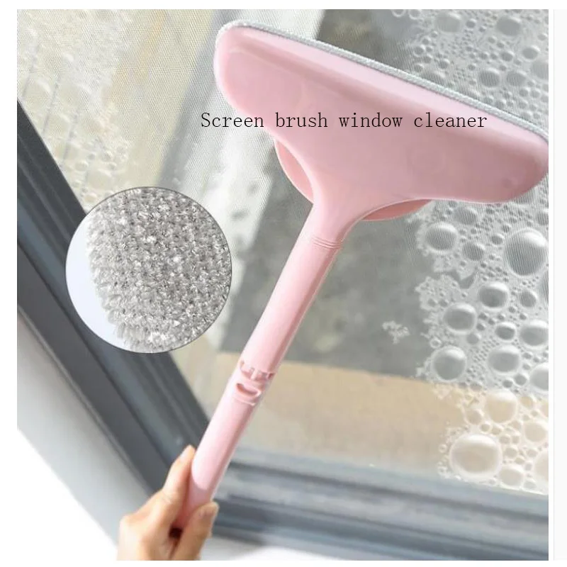 

Screen Cleaning Artifact Double-sided Wipe Cleaning Brush Screen Window Brush Free Disassembly and Washing Screen Window 35x21cm