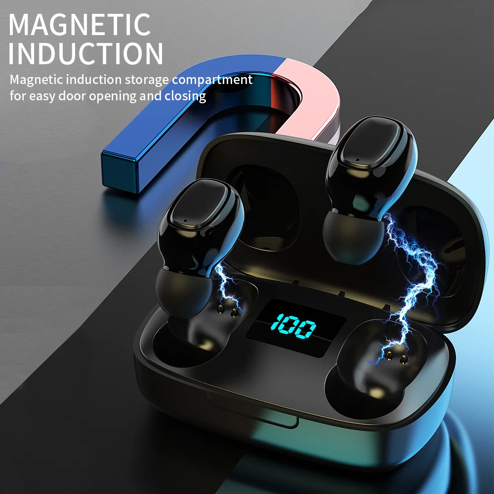 T10 наушники вкладыши TWS с 9D Беспроводной смарт гарнитура Bluetooth 5 0 спортивные