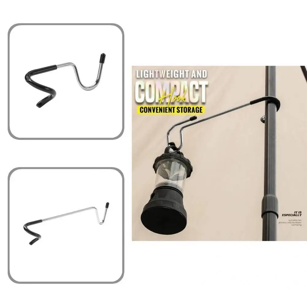 

Anti-rust Wide Application Space Saving Camping Light Hook for Lamp