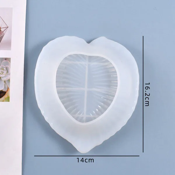 

18Pcs Leaf Disc Fruit Snack Storage Silicone Diy Crystal Glue Mold