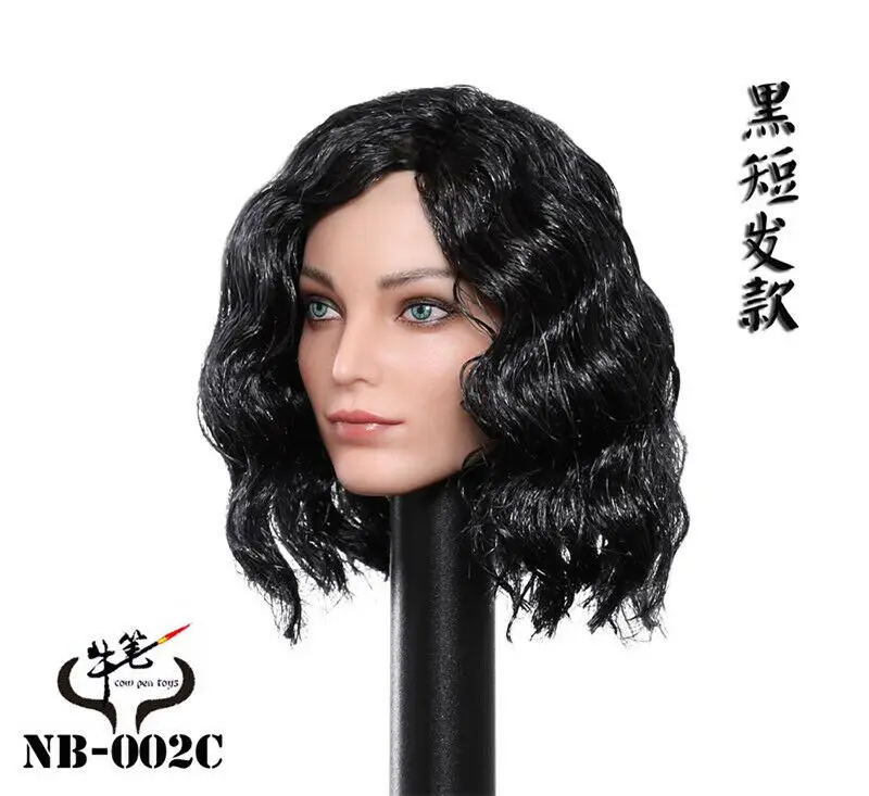 

Black Short Hair Emma Polaris Head Sculpt 1/6 Scale Female Soldier Action Figure
