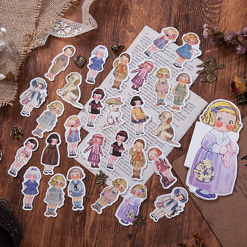 40 шт/1 лот Kawaii канцелярские наклейки для маленькой девочки DIY Ремесло Скрапбукинг