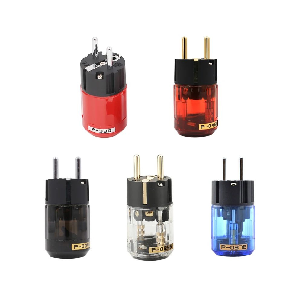 

Free shipping 2pcs P-330/P-046E/P-004E/P-029E/P-037E Power Plug Female Rhodium Plated/ Gold plating Copper Connector