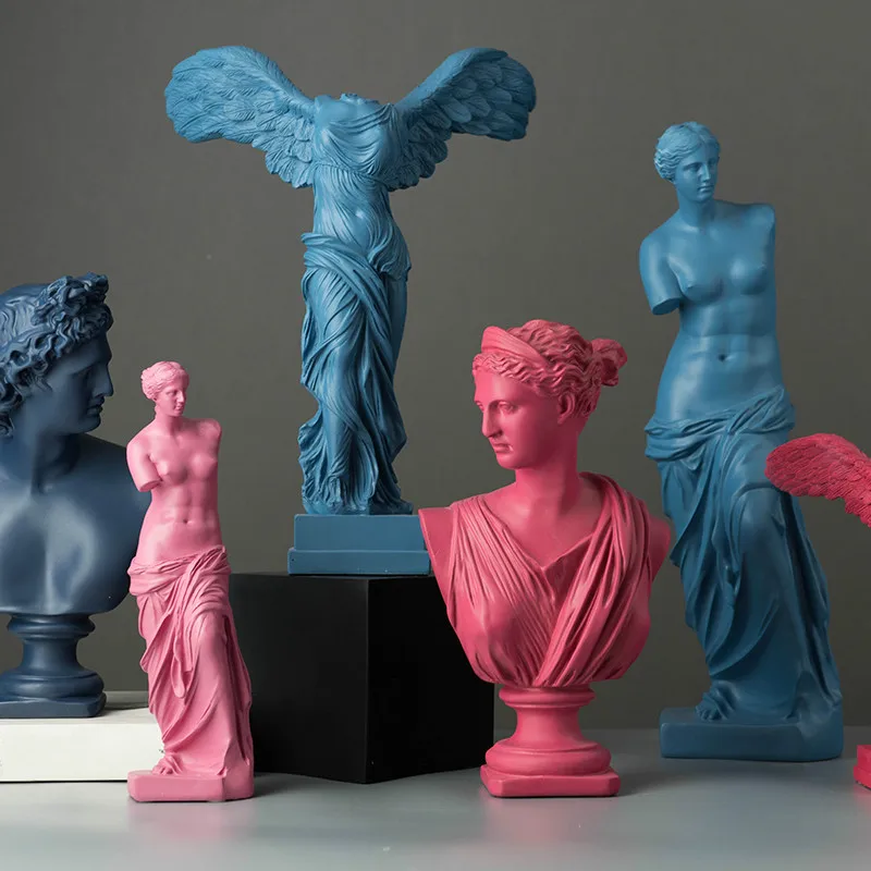 [MGT] Character sculpture hotel decoration living room home porch studio model shopping mall beauty Chen art | Дом и сад