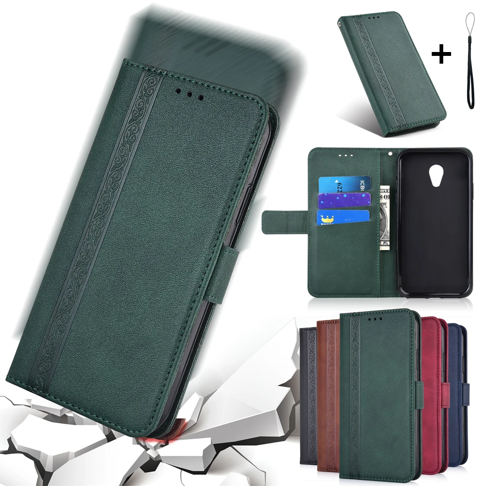 Кожаный чехол книжка мягкий для Meizu 18 17 16s V8 Pro X8 15 M8 Lite 16th плюс 16Xs A5 M5c M5s M6s M6T M5 M6 Note 8 9